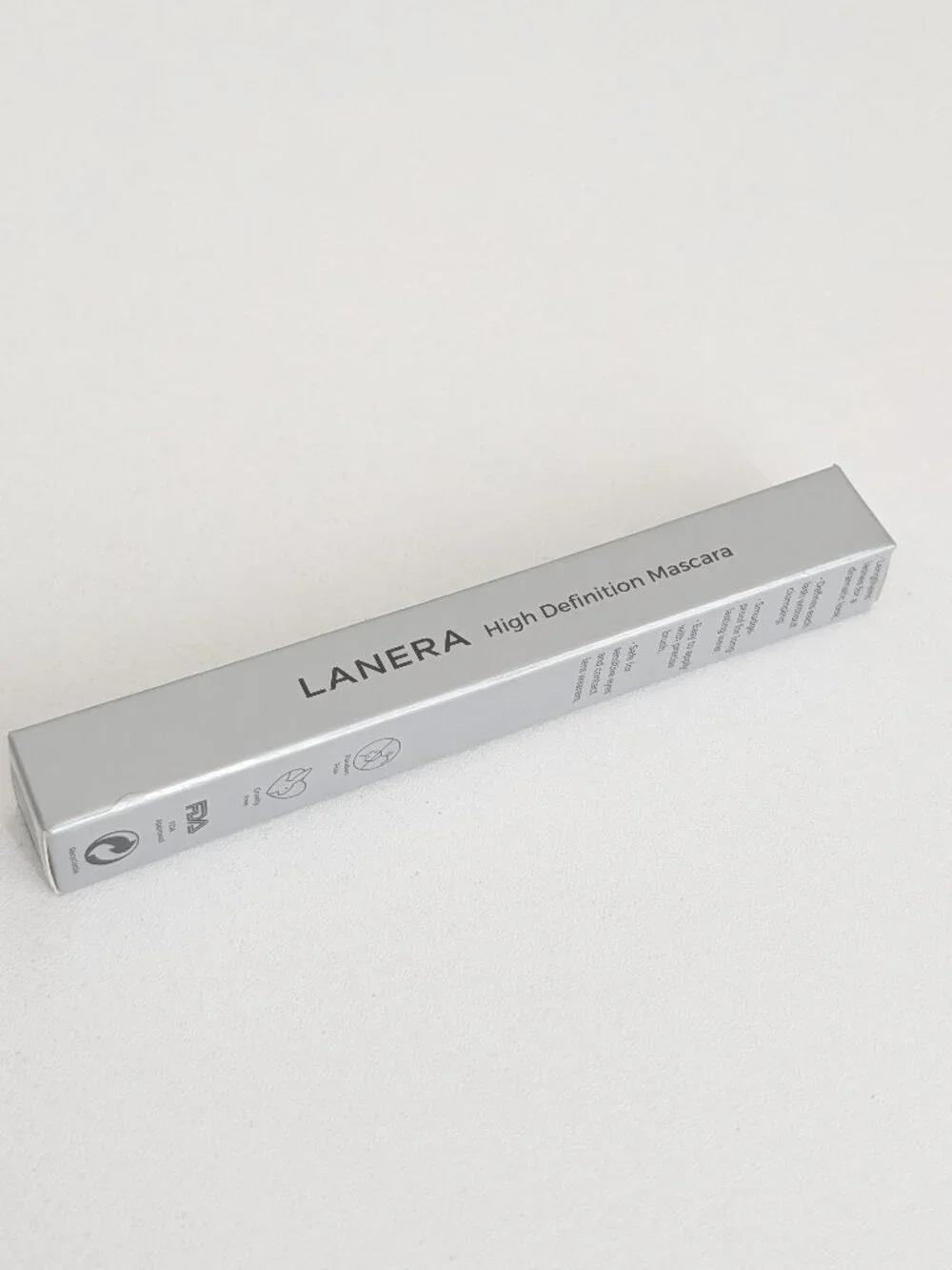 Lanera High Definition Mascara Smudge-Proof Black Paraben Free 2028 SEALED